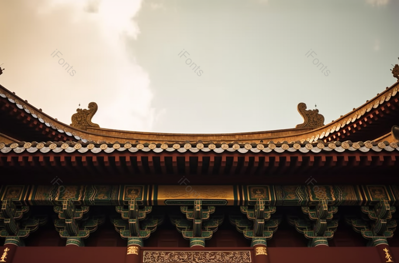 新加坡佛牙寺屋顶宝塔博物馆古老的著名景点,高清,摄影图,摄影图片,图片大全,摄影图免费下载